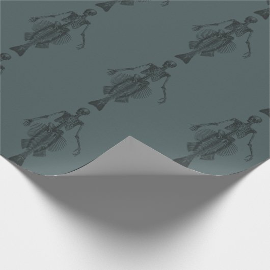 人魚の骸骨（濃） ラッピングペーパー (角)