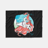 人魚の髪なんてどうでもいい フリースブランケット (正面(横))