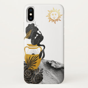 *~*人魚の魔性の孫金ゴールドLuna iPhone X ケース