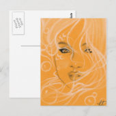 人魚の魔法のポストカード ポストカード (正面/裏面)