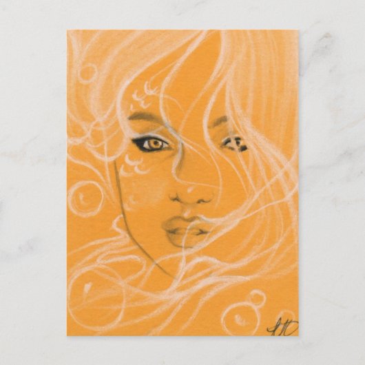 人魚の魔法のポストカード ポストカード (正面)