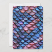 人魚の鱗 招待状 (正面)