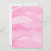 人魚の1歳の誕生日　海の下で 招待状 (裏面)