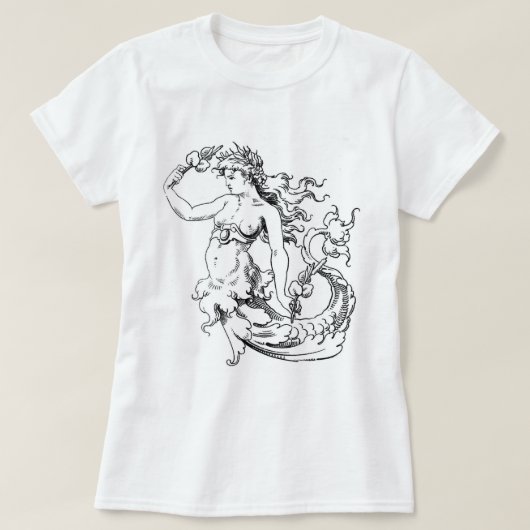 人魚のBellaの信号器のTシャツ Tシャツ (デザイン正面)