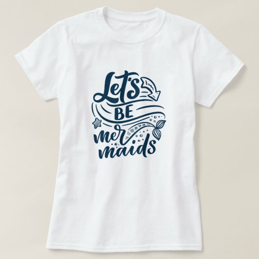 人魚のTシャツにしよう Tシャツ (デザイン正面)