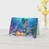 人魚はおもしろい。 カード (黄色い花)