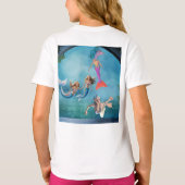 人魚はおもしろい。 Tシャツ (裏面)