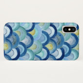 人魚はかりで測と海のガラスの波 Case-Mate iPhoneケース (裏面(横))