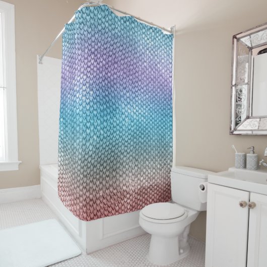 人魚はかりで測シャワー シャワーカーテン (インサイチュ)