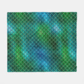 人魚はかりで測 フリースブランケット (正面(横))