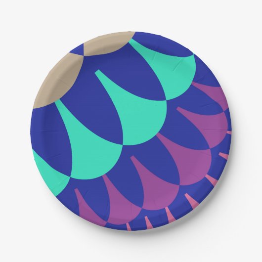 人魚はかりで測 ペーパープレート (正面)