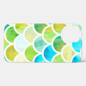 人魚はかりで測。水色魚はかりで測。明るい和 Case-Mate iPhoneケース (裏面 (横))