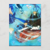 人魚はがき ポストカード (正面)