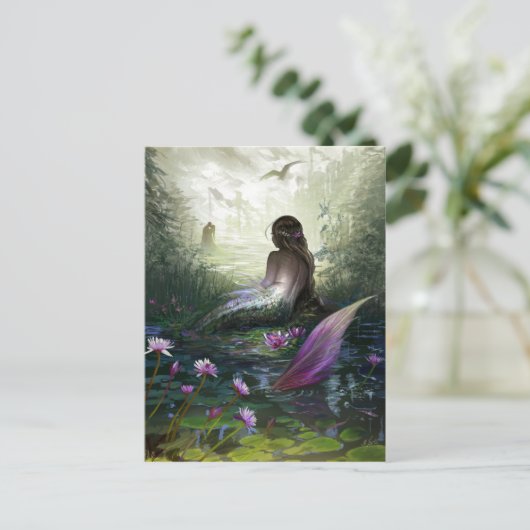 人魚はがき ポストカード (スタンド正面)