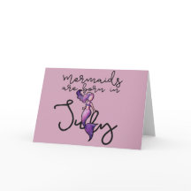 人魚は7月生まれに誕生日の人魚だ