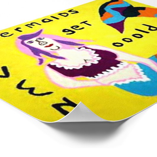 人魚も老ける ポスター (角)