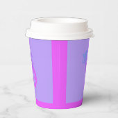 人魚をテーマにした紙カップ蓋付き 紙コップ (右)