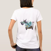 人魚を騙すまたは治療する Tシャツ (裏面)