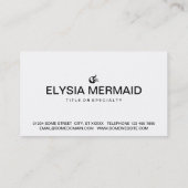 人魚アイコン 名刺 (裏面)