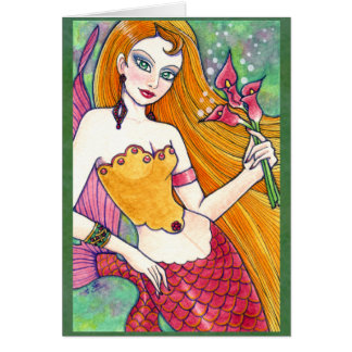 人魚アンハワード著妖精ユリのファンタジーカード
