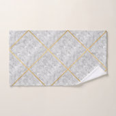 人魚インスパイア黒白デザインバスタオル バスタオルセット (ハンドタオル)