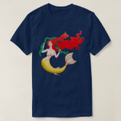 人魚エレガント Tシャツ (デザイン正面)