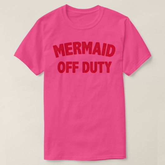 人魚オフデューティガールズアンプWomenx27s夏 Tシャツ (デザイン正面)