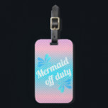 人魚オフデューティグラデーシはかりで測ョン ラゲッジタグ<br><div class="desc">ラゲッジタグにはかりで測青と紫の色合いのかわいい人魚は勤務外の人魚にぴったりだ。</div>