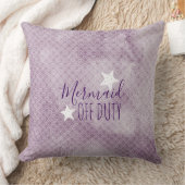 人魚オフデューティパープルウォーター装飾用クッション クッション (ブランケット)