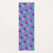 人魚カラフル型はかりで測バスタオル ヨガマット (正面)
