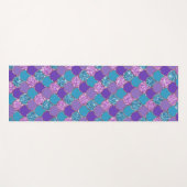 人魚カラフル型はかりで測バスタオル ヨガマット (正面(横))