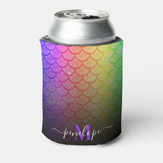 人魚カラフル 缶クーラー (缶裏面)