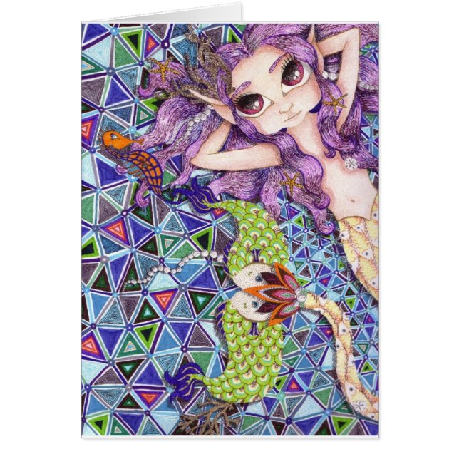 人魚カード (正面)