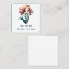 人魚ギフトカードの囲い エンクロージャーカード