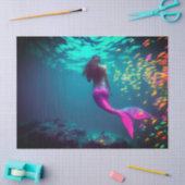 人魚ギフトティッシュペーパー 薄葉紙 (クラフト)