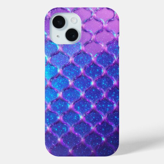 人魚グラデーションと星空のスマホケース Case-Mate iPhoneケース (裏面)
