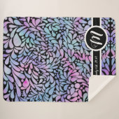 人魚コンテンポラリー色花びら シェルパブランケット (正面(横))