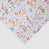 人魚サンタ模様クリスマス 薄葉紙 (詳細)