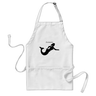 人魚シルエットサンダー_コーブ スタンダードエプロン
