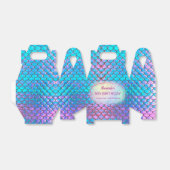 人魚スケール子供の誕生日 フェイバーボックス (折り畳みなし)