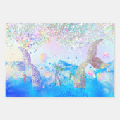 人魚スタイル ラッピングペーパーシート (正面)