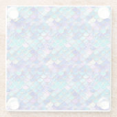 人魚ステンドグラス ガラスコースター (裏面)