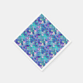 人魚ステンドグラス スタンダードカクテルナプキン (角)