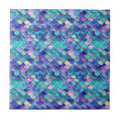 人魚ステンドグラス タイル (正面)