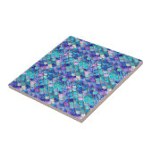 人魚ステンドグラス タイル (側面)