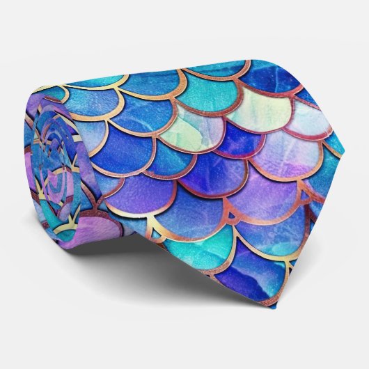 人魚ステンドグラス ネクタイ (ロール)