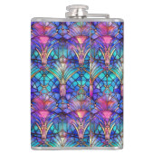 人魚ステンドグラス フラスク (裏面)