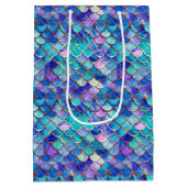 人魚ステンドグラス ミディアムペーパーバッグ (裏面)