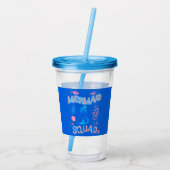 人魚チームの誕生日パーティー アクリルタンブラー (裏面)
