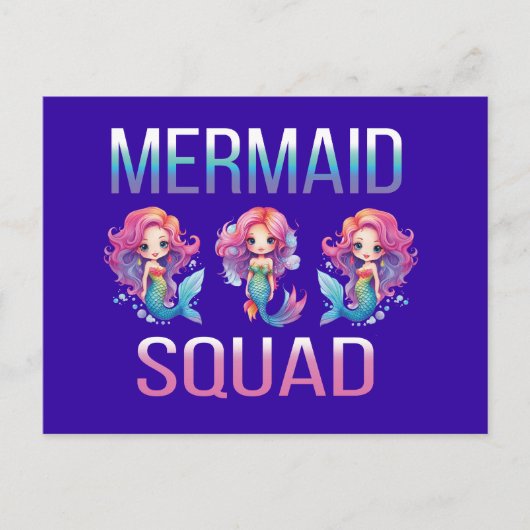 人魚チーム ポストカード (正面)
